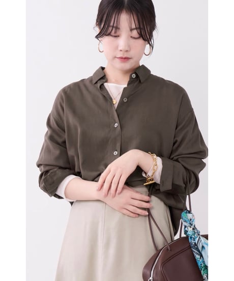 【MICA&DEAL】 0126301053 フィブリル2WAYシャツ