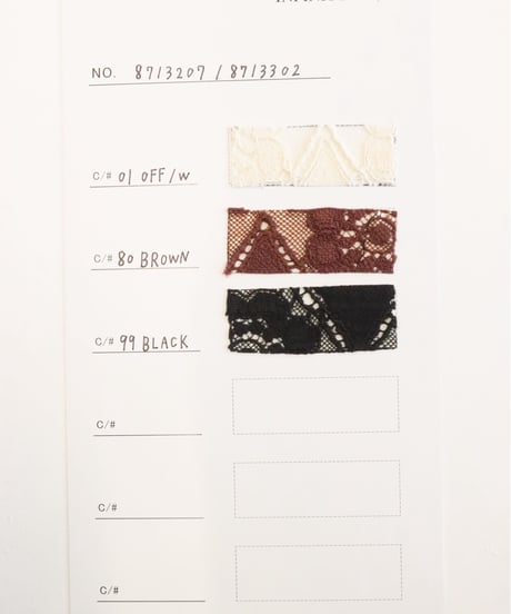 【LE MELANGE| '27 Spring Collection】モザイク柄パネルレーススカート 8713302／２月下旬から３月中旬発送予定