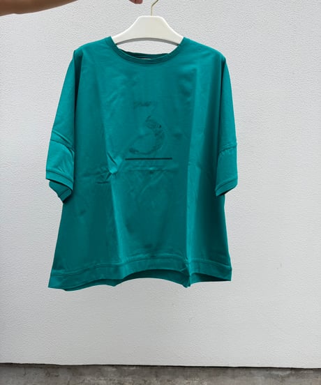 【Praia】 LEO-2510 ナンバー転写ドルマンTシャツ
