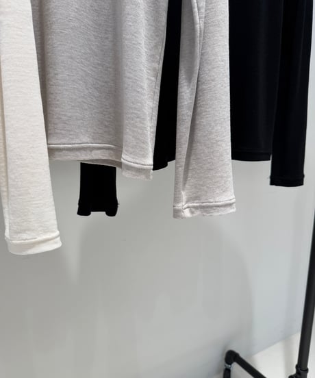 【ayane '26 winter collection】876815 テンセルウールモックネックロンT