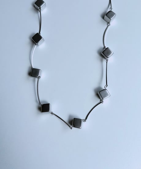 【charmaer 27 Early spring】297121 キューブロングネックレス