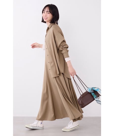 【MICA&DEAL】 0126301053 フィブリル2WAYシャツ