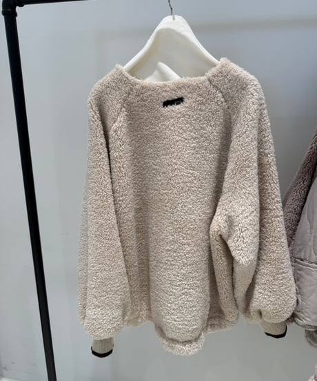 【ayane '26 winter collection】876816 ボア×中綿キルトノーカラーブルゾン