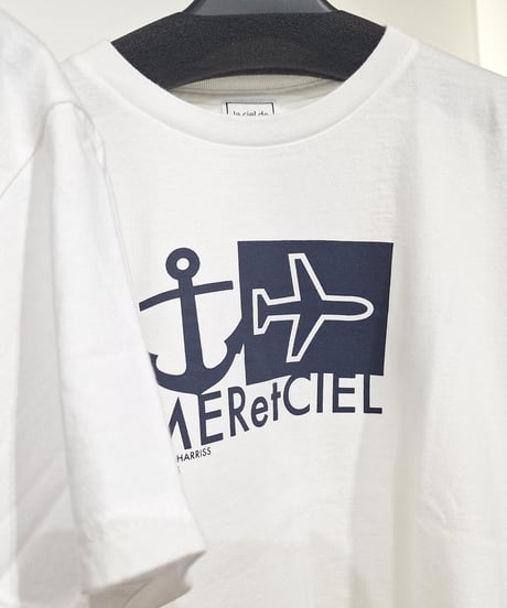 全国送料185円【Harriss】BK251-61260 MERetCIEL柄Tシャツ