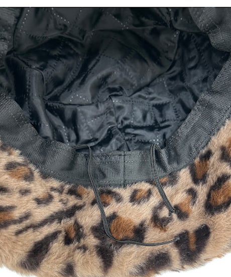 【ayane '26 winter collection】876841 レオパード柄バケットハット