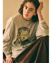【KHA:KI / カーキ】MIL26FCS3520 長袖Tシャツ -WARPED COLLEGE- LIS TEE -クラシカルー