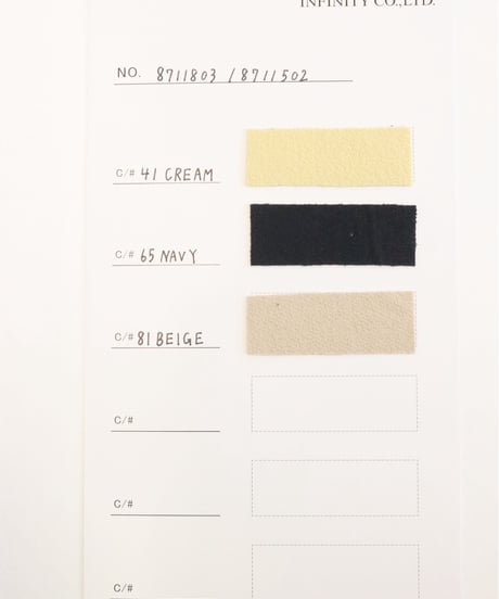 【LE MELANGE | '27 Spring Collection】POLYESTER TWILL JERSEYダブルジャケット 8711803／２月中旬から３月上旬発送予定