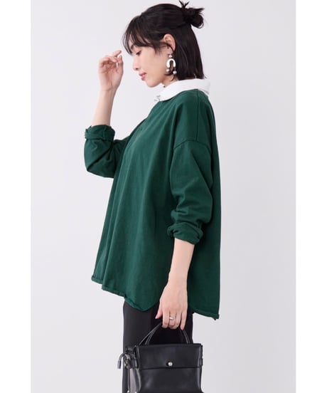 【MICA&DEAL】 0126309074 ラガーシャツ