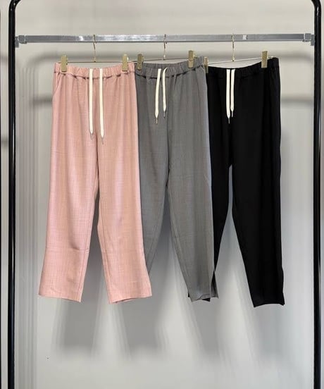 【MARGAUX VINTAGE | '27 Spring Collection】 テーパードスリットパンツ  PT 27018／2月上旬から3月上旬発送予定