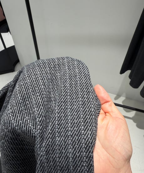 【ayane '26 winter collection】876818 ヘリンボーンジャガードポンチタックワイドパンツ