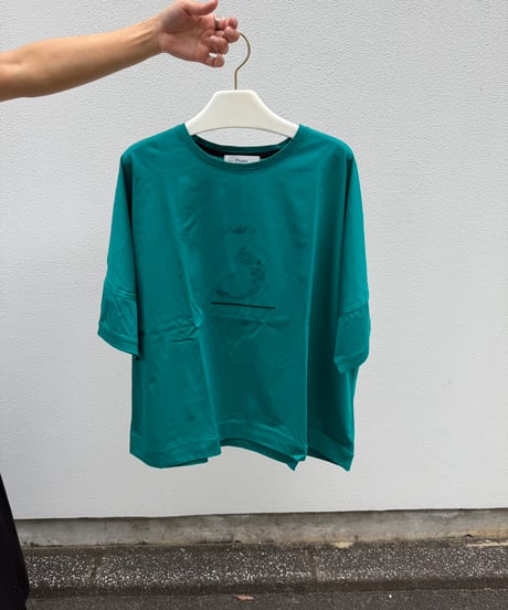 【Praia】 LEO-2510 ナンバー転写ドルマンTシャツ