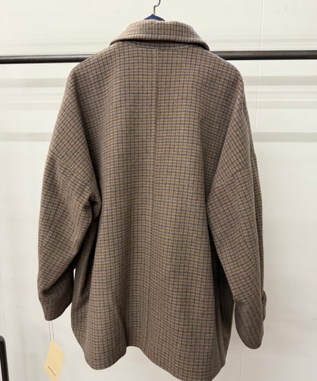 【LE MÉLANGE '26 winter collection】8653903 PECOLAMB GLEN CHECK