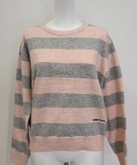【select】太ボーダークルーネックニット