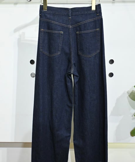 【cafune】 635631 10ozデニムタックパンツ