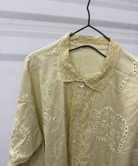 【LE MÉLANGE '26 winter collection】8663201 C/Li CUT WORK EMBROIDERY（製品洗い）
