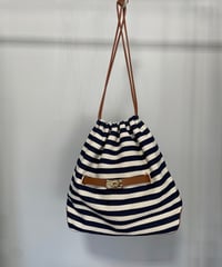 【MARGAUX VINTAGE | '27 Spring Collection】 キャンバス巾着BG   BG 27041／3月上旬から4月上旬発送予定