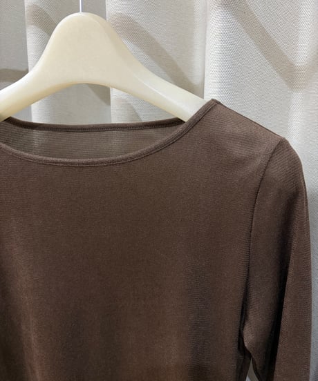 【MICA&DEAL】velour tull tee　0126409301