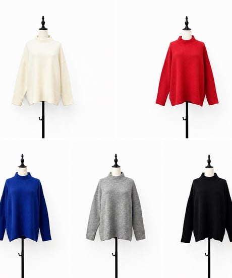 【siro de la bonte 26AW】R653109 whip yarn bottleneck pullover