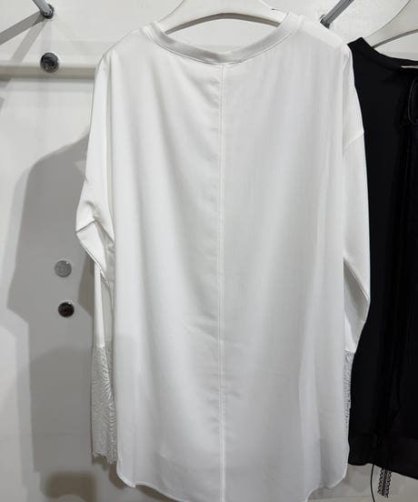 【MARGAUX VINTAGE】CT - 26091 - A　シアーロンTEEカフスレース
