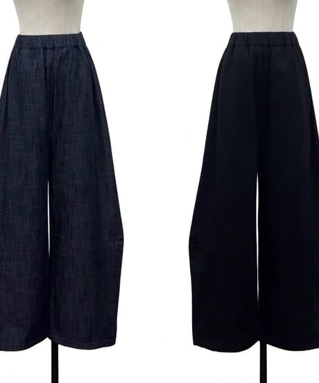 【siro de la bonte | '27 Spring Collection】 soft denim curve pants（ドローコード付き） R713310