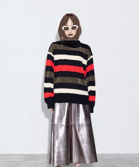 【MARGAUX VINTAGE 26AW】MG  SK - 26124 - A メタリックスカート