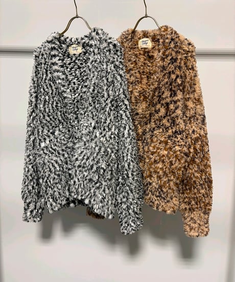 【MARGAUX VINTAGE 26AW】MG  KN - 26127 - A フェザーヤーンVカーディガン