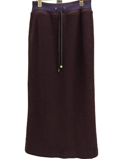 【ayane '26 winter collection】876807 インポート生地ペンシルスカート（限定）