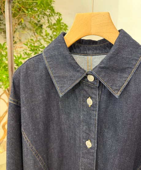 【cafune 27SS】 35419 10oz denim dolman jacket