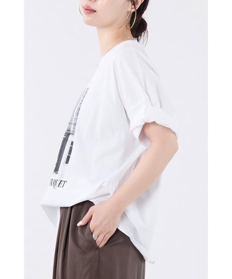 【MICA&DEAL】 0126209204 接触冷感-フォトプリントハーフスリーブT-shirt
