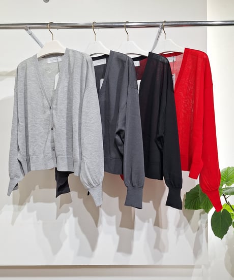 【SUGARROSE】266500 シアー三つボタンカーディガン