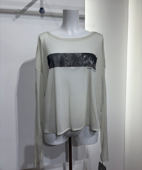 全国送料185円！【PRIORITY】 P67051HW シアーフォトTシャツ