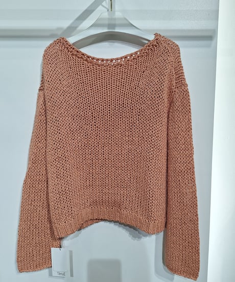 【TenuE】 26040105  テープヤーンニットPO