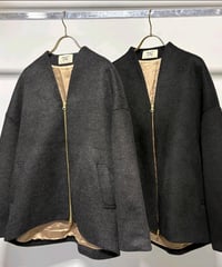 【MARGAUX VINTAGE 26AW】MG  CO - 26130 - A シャギージップコート　無地