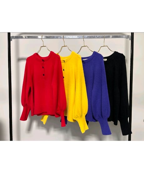 【MARGAUX VINTAGE 26AW】MG  KN - 26145 - A ヘンリーニットPO