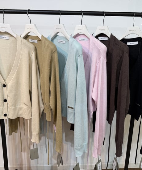 【PRIORITY | Pre-Order '27 Spring Collection】WASHI ベストライクカーデ P71084KR／1月末より発送予定