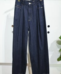 【cafune】 635631 10ozデニムタックパンツ