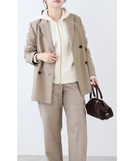 【MICA&DEAL】 ダブルジップポンチパーカー 0126309102
