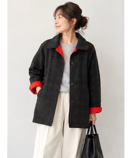 【Kelen】　MAX reversible short coat KLM26FJK1126