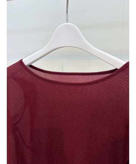 【MICA&DEAL】velour tull tee　0126409301