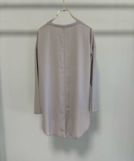 【MARGAUX VINTAGE | '27 Spring Collection】 シアーロゴ刺繍ブラウス  BL 27020／2月上旬から3月上旬発送予定