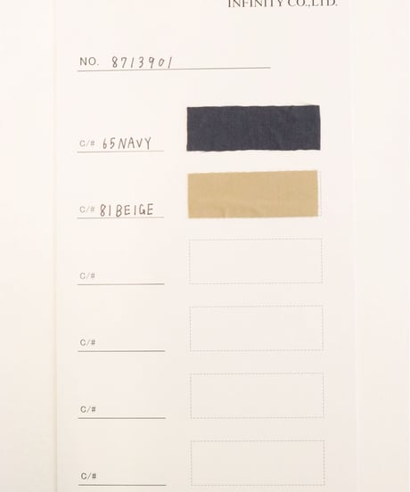 【LE MELANGE | '27 Spring Collection】 TC TWILL8713901／１月下旬から２月中旬発送予定