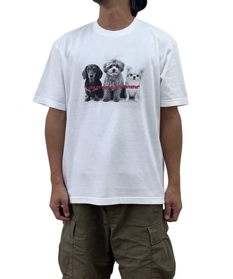 【siro de la bonte | '27 Spring Collection】soft cotton dog or cat? Tshirt(ユニセックス） R713227