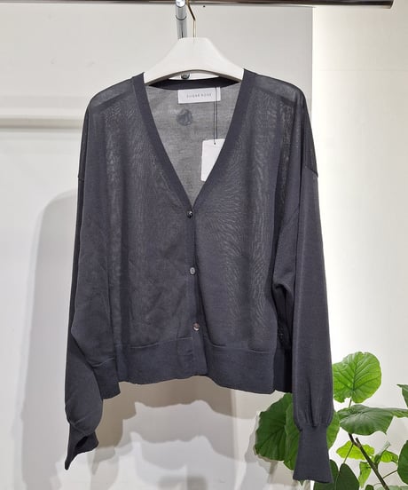 【SUGARROSE】266500 シアー三つボタンカーディガン