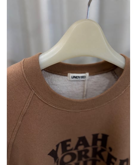 【UNDYED-アンダイド-】裏毛スウェット26FW031