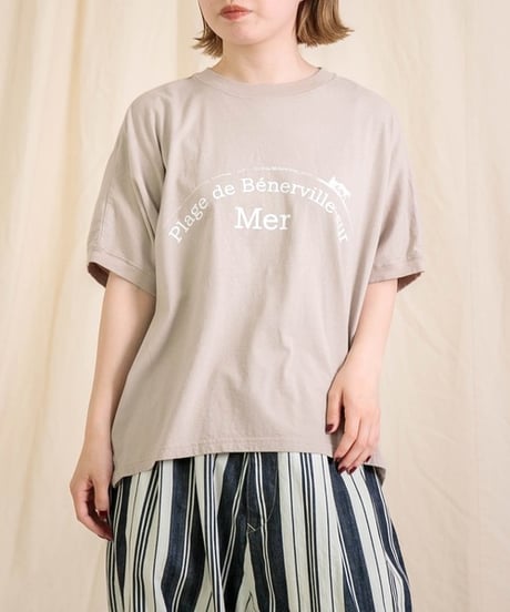 [Brocante / ブロカント]  39-0228N 30/-ベーシック天竺 ココンTシャツ