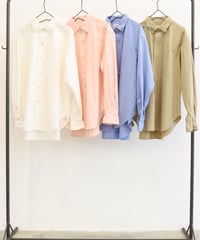 【LE MELANGE | '27 Spring Collection】C/Ny TYPEWRITERダンガリーシャツ 8713203／２月上旬から２月下旬発送予定