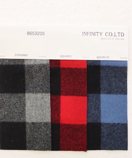 【LE MÉLANGE '26 winter collection】8653205 BUFFALO CHECK