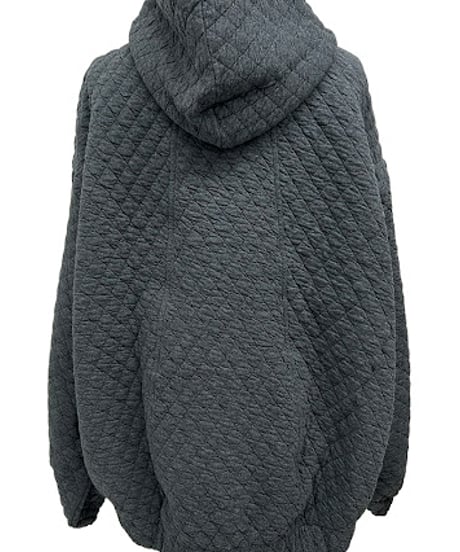 【ayane '26 winter collection】876812 キルト地ジップアップパーカー