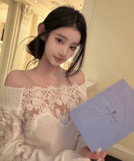 Elegance Lace Off Shoulder Sweater