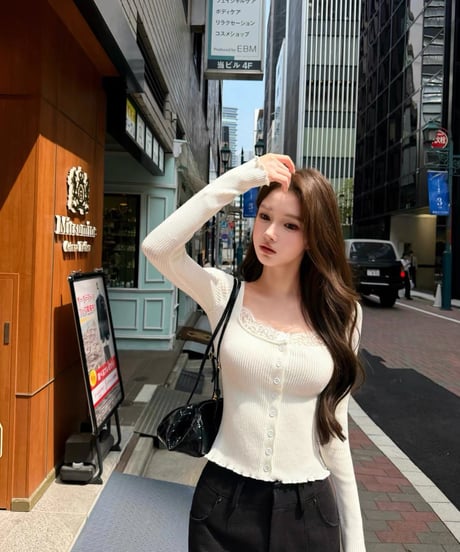 Lace Square-Neck Top